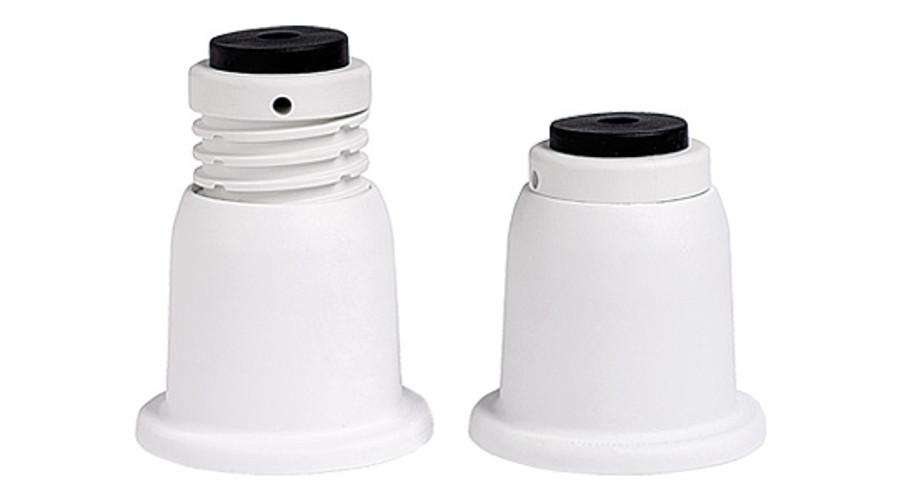 Image of Klímatartó Láb Rezgéscsillapító Gumibakkal (fehér 325 kg-ig) 100mm-130mm 9898-042-08 (4 db-os szett!)