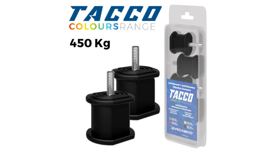 Image of VECAMCO TACCO 9898-040 (450kg) 4db/csomag fekete Klíma kültéri rezgéscsillapító gumibak