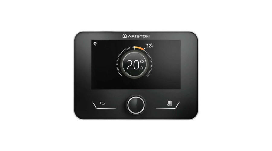 Image of Ariston Sensys HD színes HD kijelzős Sensys, Bus rendszerű vezetékes szobatermosztát, fekete