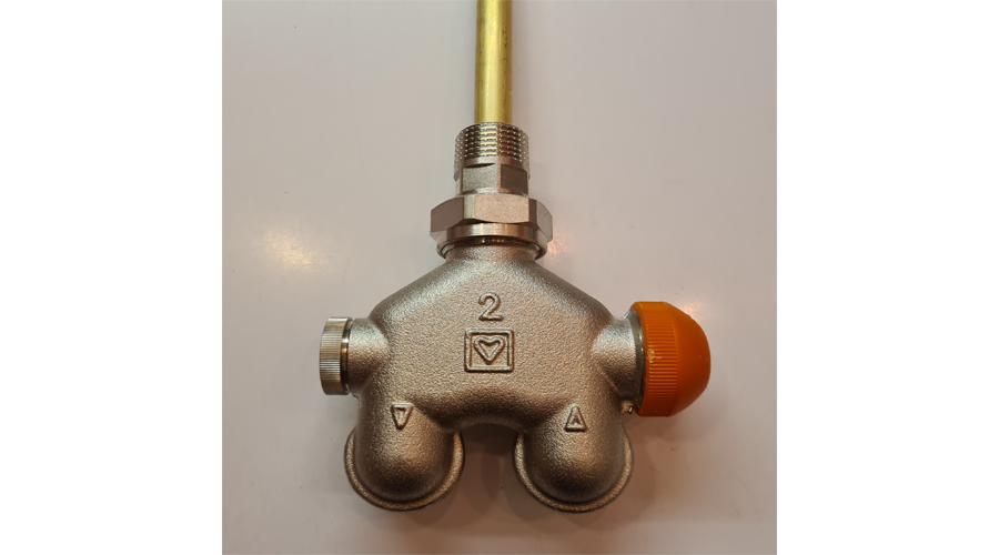 Image of Herz VUA-40 termosztatikus szelep 100% sarok