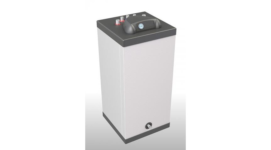 Image of ELEKTROMET WGJ-SQ 150 SZÖGLETES ÁLLÓ INDIREKT FŰTÉSŰ ZOMÁNCOZOTT MELEGVÍZTÁROLÓ