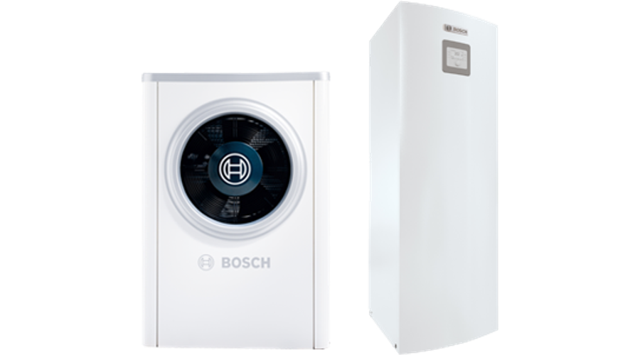 Image of Bosch Compress 6000 AW-13s+AWM 13-17 Levegő-víz hőszivattyú 13 kW, elektromos fűtőpatronnal