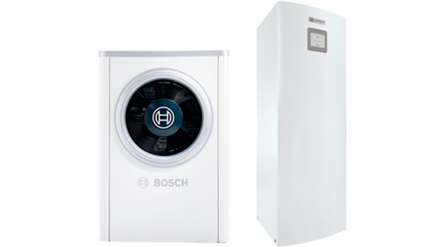 Image of Bosch Compress 6000 AW-13t+AWM S 13-17 Levegő-víz hőszivattyú 13 kW, 3 F, beépített pótfűtéssel, Solar tárolóval