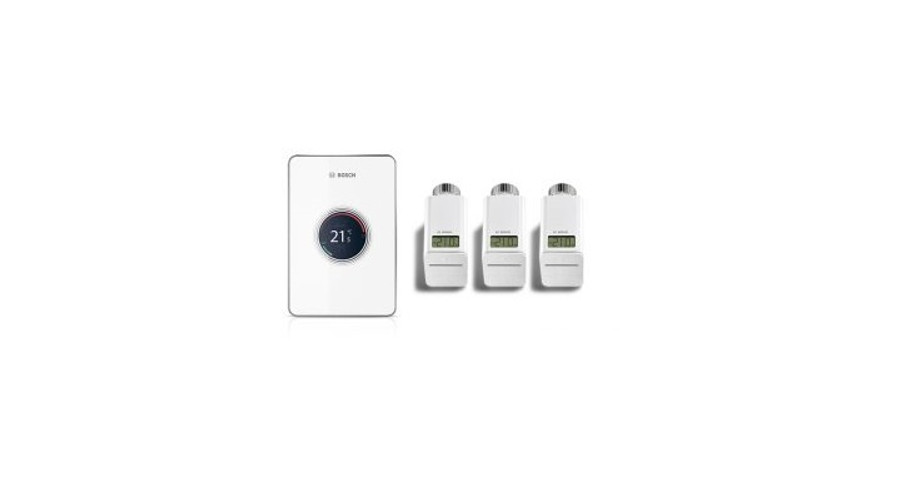 Image of Bosch EasyControl set CT 200 Wifi-s szabályzó Fehér + 3 db termosztátfej