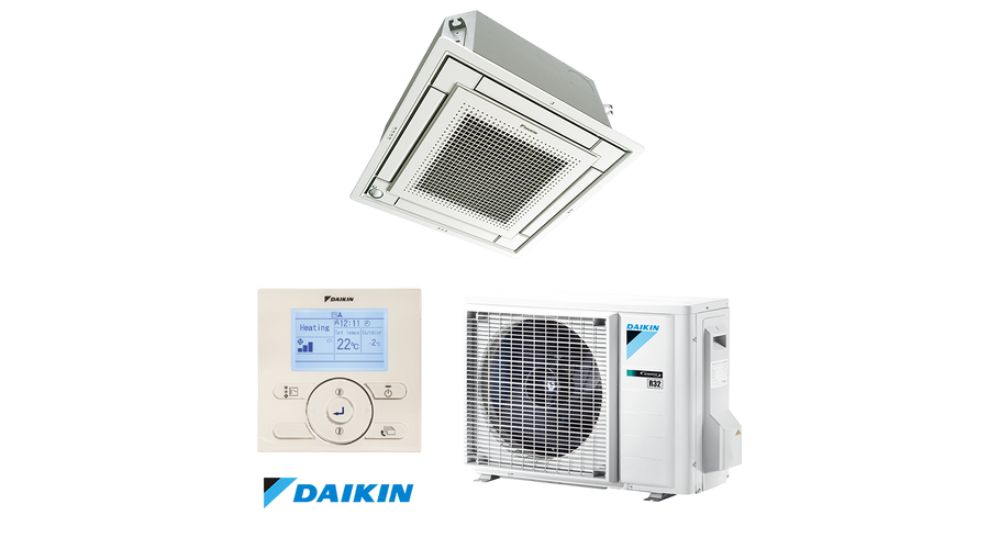 Image of Daikin Sky Air FFA25A9/RXM25A9 kazettás split klíma csomag 2,5 kW