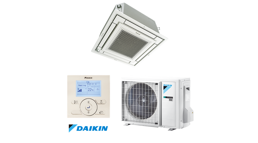 Image of Daikin Sky Air FFA35A9/RXM35A9 kazettás split klíma csomag 3,5 kW