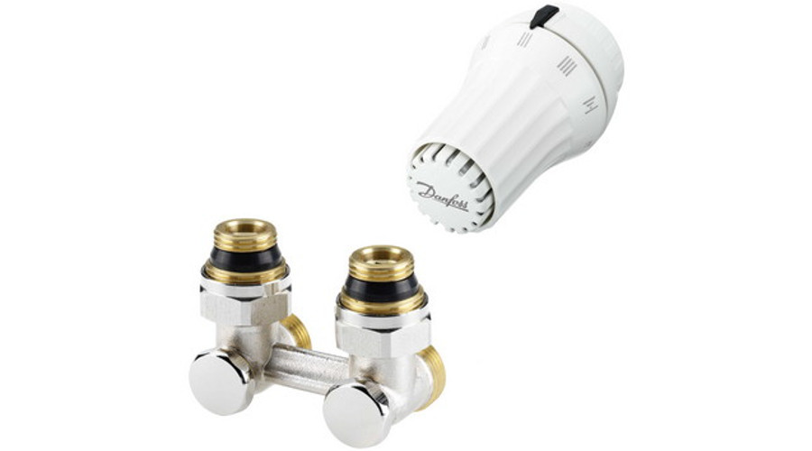 Image of Danfoss Golyóscsapblokk szett sarok szelepes radiátorokhoz