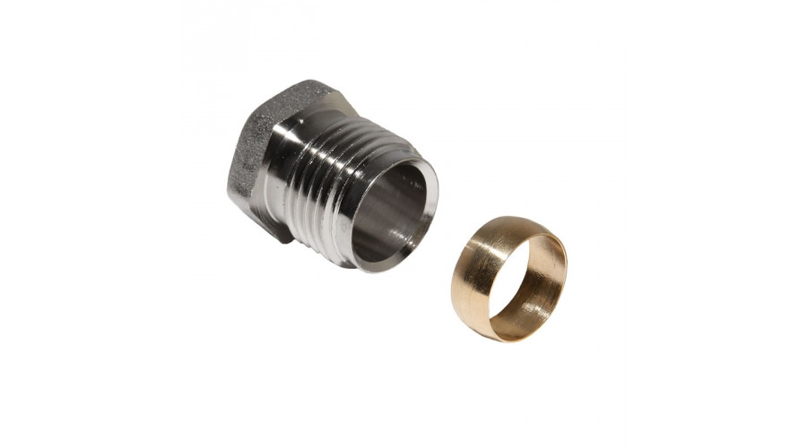 Image of Danfoss 15-ös rézcső csatlakozó 1/2" 15mm
