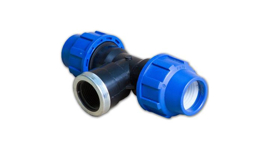 Image of KPE T-idom műanyag BM 25-3/4"-25