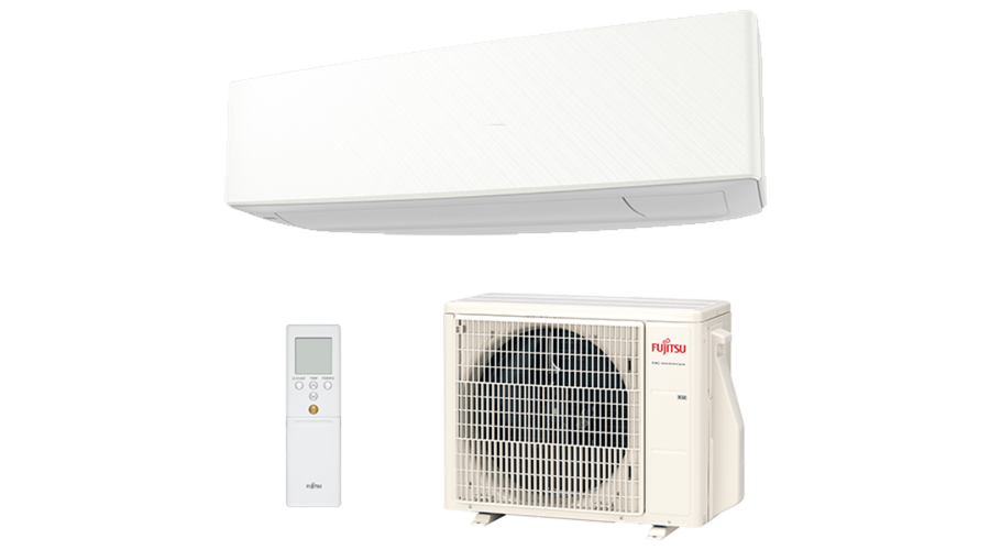 Image of Fujitsu Design 2020 ASYG09KETE/AOYG09KETA oldalfali split klíma csomag 2,5 kw Pearl white X White