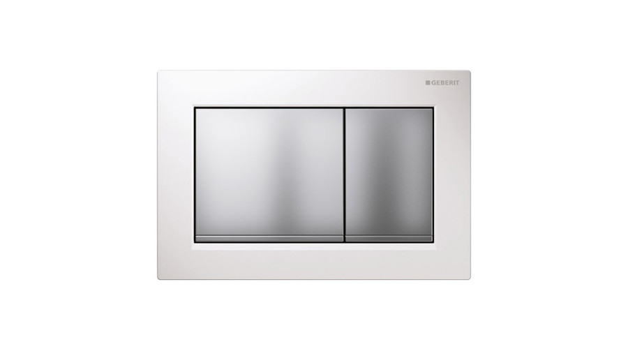 Image of Geberit Omega30 kétmennyiséges öblítésű működtető nyomólap (115.080.KJ.1)