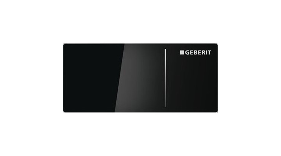 Image of Geberit Sigma70 kétmennyiséges öblítés távvezérlő Sigma 12 cm, Fekete Üveg