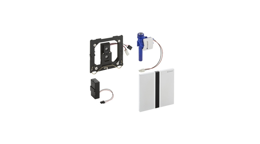 Image of Geberit Sigma50 automata vizelde vezérlés, infravörös, elemes (fényezett króm)