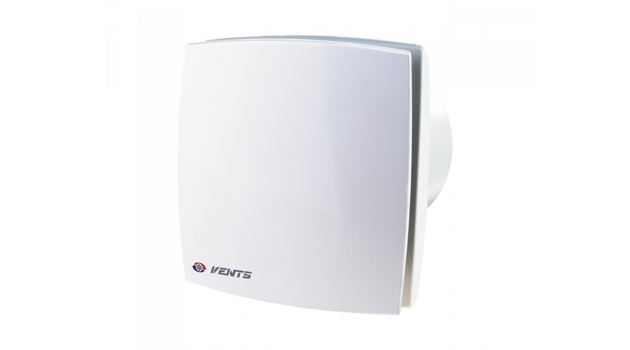 Image of Vents 100 LDTHL Zárt előlappal szerelt dekor ventilátor (fehér) Időkapcsolóval, Páraérzékelővel és Golyóscsapággyal