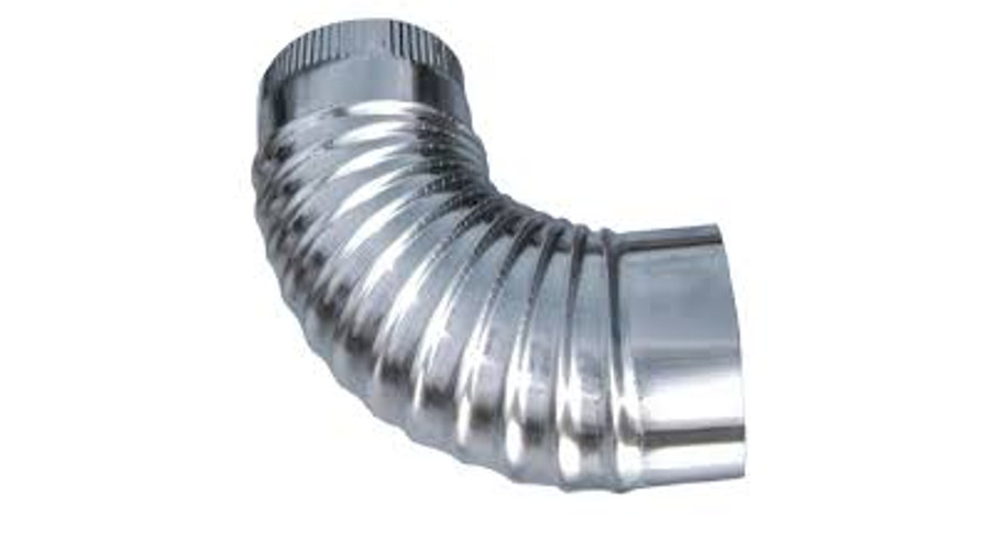 Image of Alu Füstcső könyök 110 mm 90°