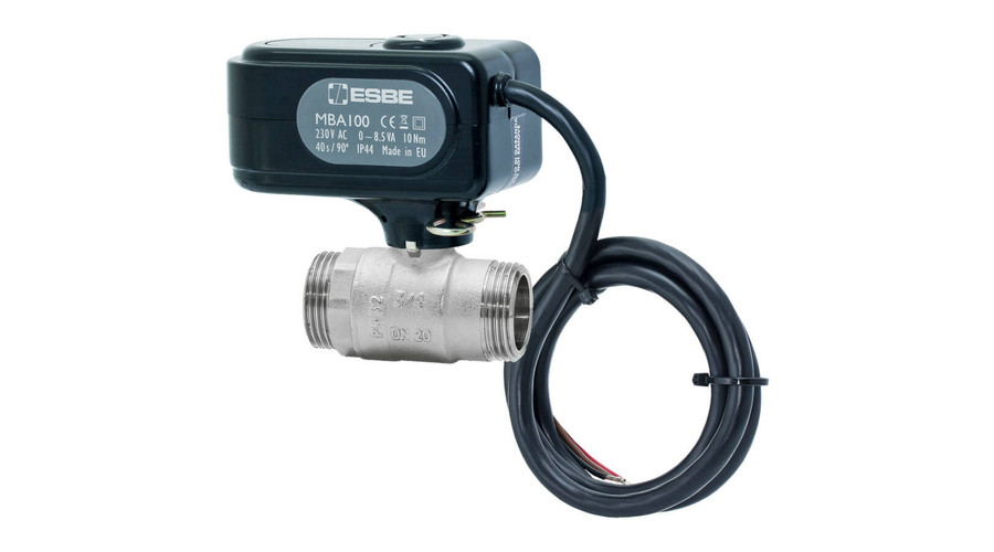 Image of ESBE MBA121 motoros golyóscsap kétjáratú 1" DN25 kvs 60