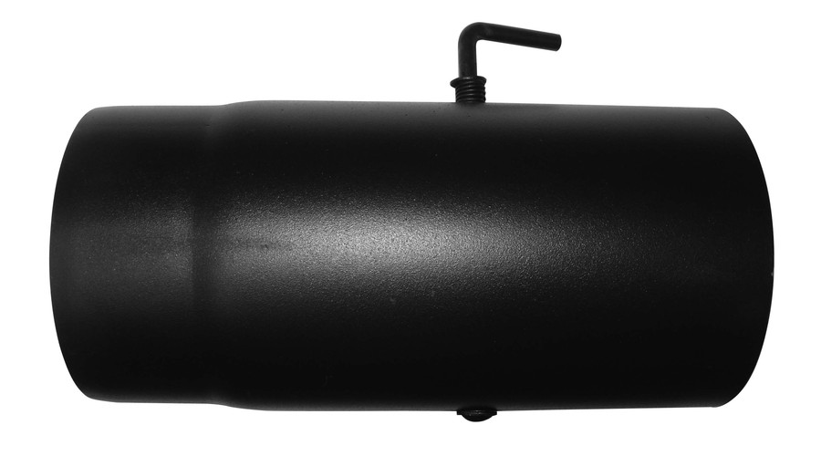 Image of Dunaterm Fekete füstcső 132/250 mm Pillangós