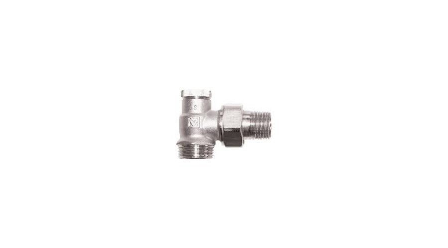 Image of Herz 1/2" sarok visszatérő radiátorszelep (1/2" csatlakozással)