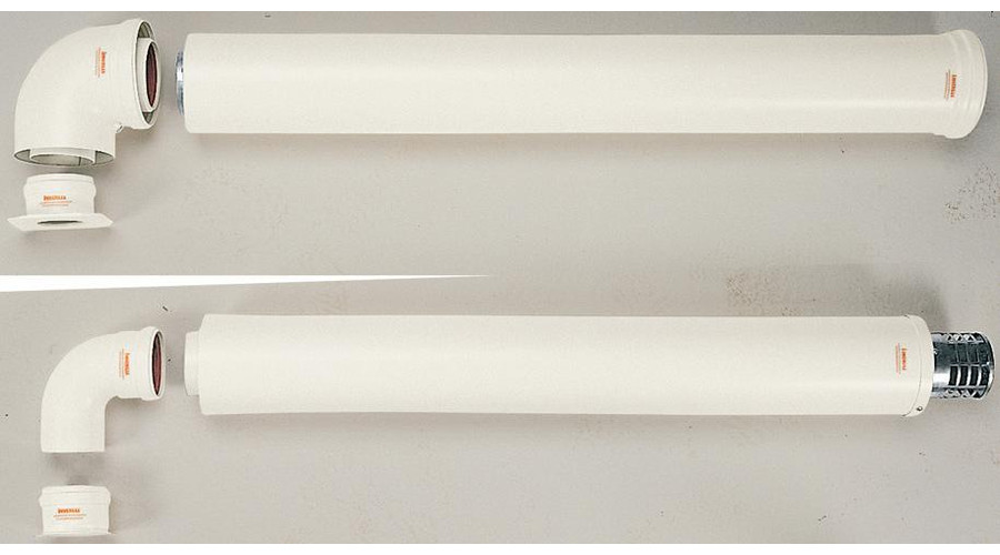 Image of Immergas Ø 80/80 mm-es ikercsöves, szigetelt szétválasztott készlet
