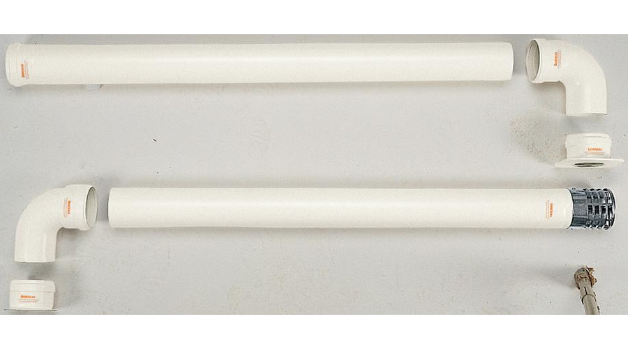 Image of Immergas Ø 80/80 mm-es ikercsöves szétválasztott készlet