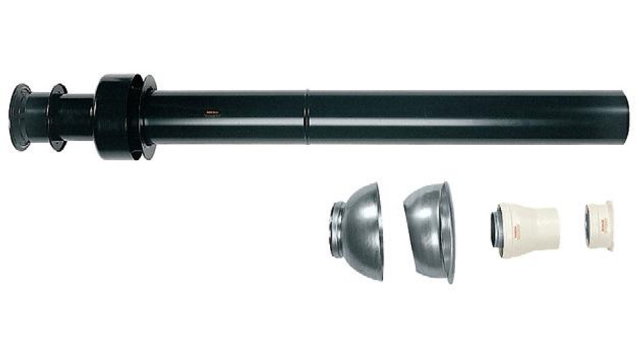 Image of Immergas Ø 80/125 mm-es, koaxiális függőleges készlet