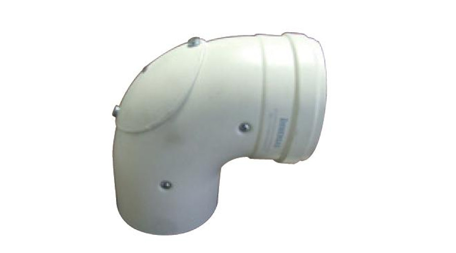 Image of Immergas Ø 60/100 mm-es, könyök idom nyitható vizsgáló nyílással