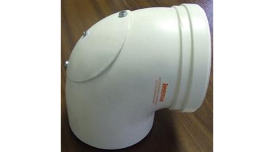 Image of Immergas Ø 80/125 mm-es könyök idom nyitható vizsgáló nyílással