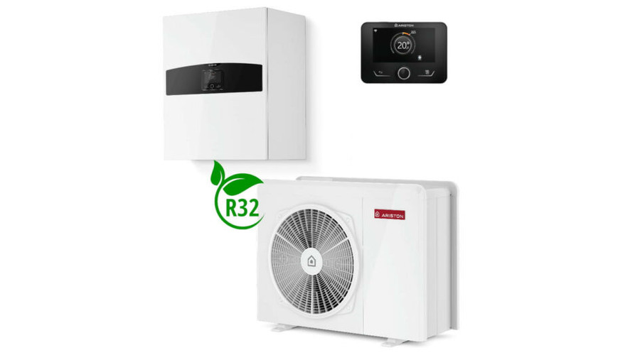 Image of ARISTON NIMBUS PLUS 35 M NET R32 (3301846) MONOBLOKKOS 3,5KW HŐSZIVATTYÚ, 1 FÁZISÚ, 4KW-OS FŰTŐPATRONNAL, FALI BELTÉRI EGYSÉGGEL