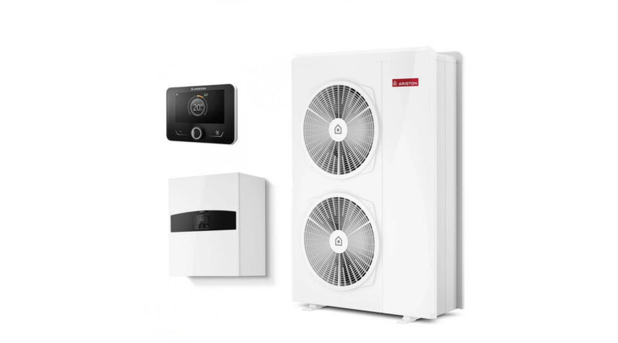 Image of ARISTON NIMBUS PLUS 120 M NET R32 (3301850) MONOBLOKKOS 12KW HŐSZIVATTYÚ, 1 FÁZISÚ, 6KW-OS FŰTŐPATRONNAL, FALI BELTÉRI EGYSÉGGEL