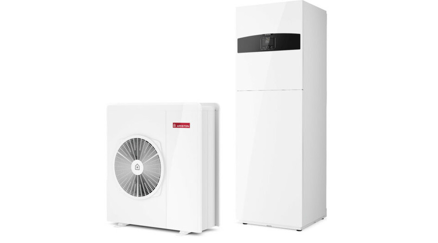 Image of Ariston Nimbus Compact 80 M 2Z NET R32 monoblokkos hőszivattyú 8 kW, beltéri + 180 l HMV, 2 fűtőkör, 1 fázis (3301859)