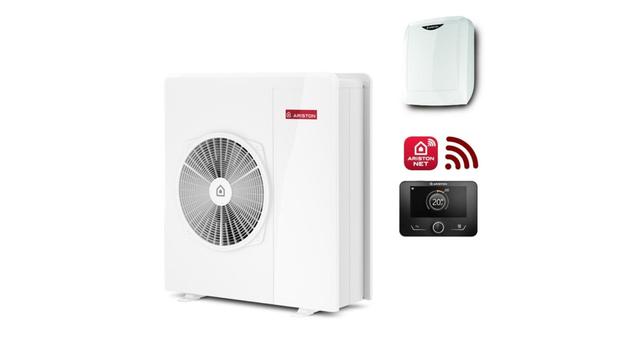 Image of Ariston Nimbus Pocket 80 M NET R32 monoblokkos hőszivattyú 8 kW, 1 fűtőkör, 1 fázis (3301872)