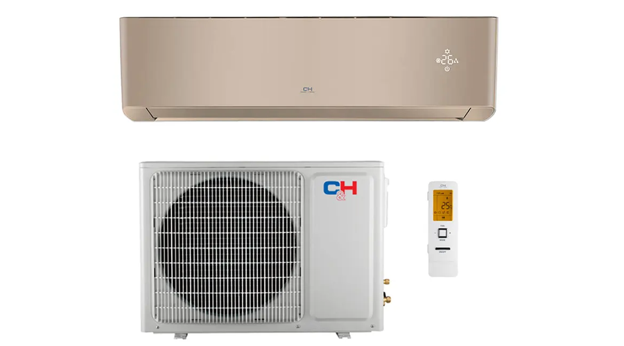 Image of C&H RAC SUPREME CONTINENTAL CH-S09FTXAL2-GD oldalfali split klíma csomag 2,7 kW (Arany)