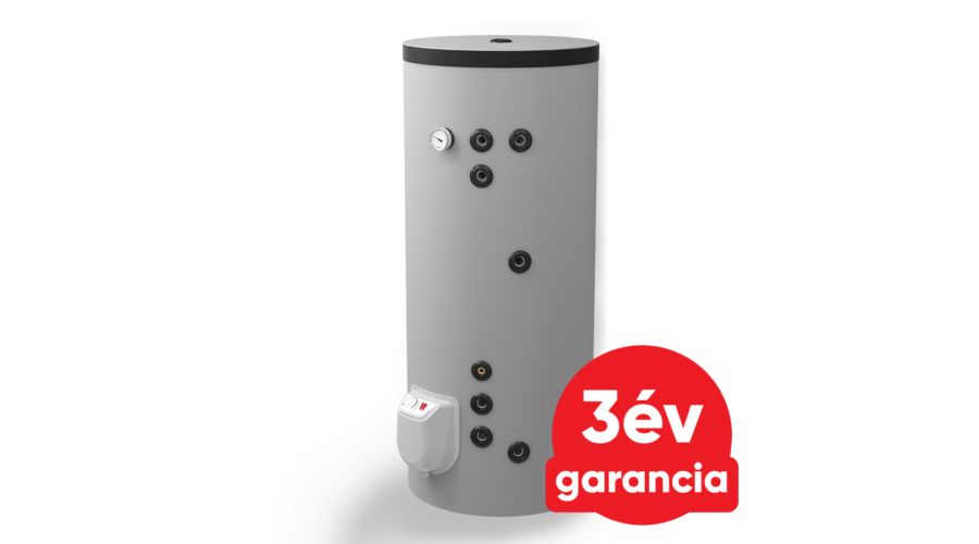 Image of ELDOM Green Line S21 200 álló indirekt HMV tartály (200 liter / 2 párhuzamos hőcserélő / 3 kW elektromos fűtőbetét)