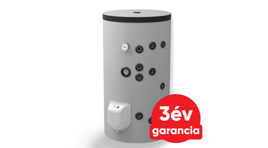 Image of ELDOM Green Line S2 150 álló indirekt HMV tartály (150 liter / 2 hőcserélő / 3 kW elektromos fűtőbetét)