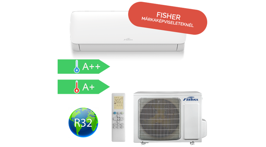 Image of Fisher Special Edition FSAIF-SP-91AE3 oldalfali split klíma csomag 2,65 kW