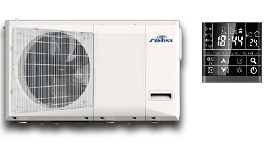 Image of FISHER FHF-MBWHS-060CE3 Levegő-víz monoblokk hőszivattyú 5,9 kW, R32, 230V