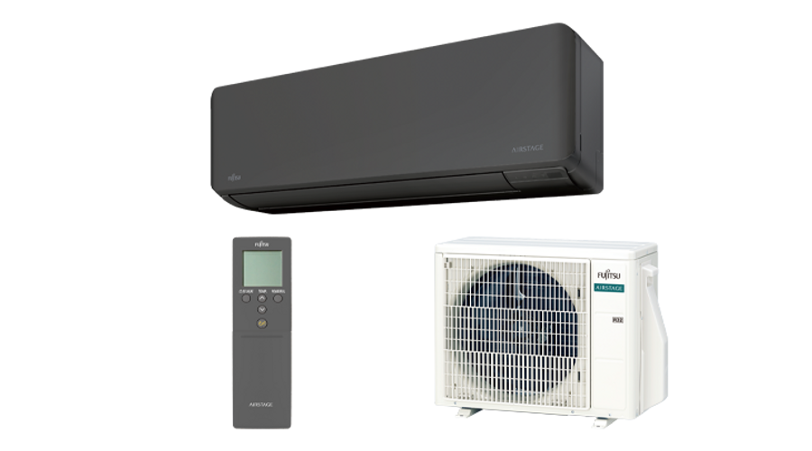 Image of Fujitsu AIRSTAGE ASEH09KMCG-B/AOEH09KMCG oldalfali split klíma csomag 2,5 kW