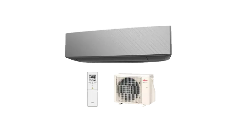 Image of Fujitsu Design ASEG14KETF-B/AOEG14KETA oldalfali split klíma csomag 4,2 kW (Szürke)