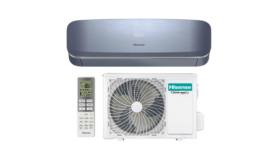Image of Hisense Fresh Air QJ35XJ3B oldalfali split klíma csomag 3,5 kW (kék)