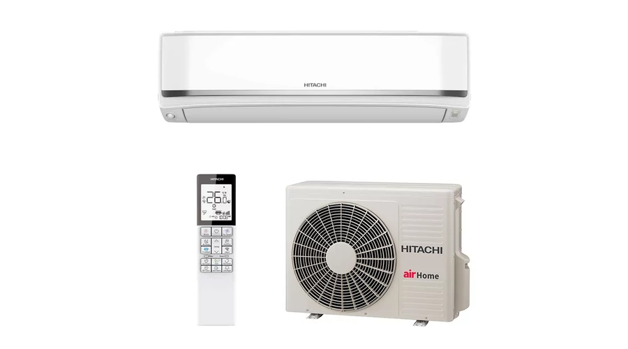 Image of HITACHI New Airhome 800 RAK-XJ25RHAE/RAC-XJ25WHAE oldalfali split klíma csomag 2,5 kW