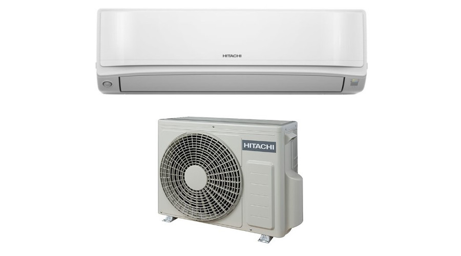 Image of Hitachi Airhome 600 RAK-VJ18RHAE/RAC-VJ18WHAE oldalfali split klíma csomag 2 kW