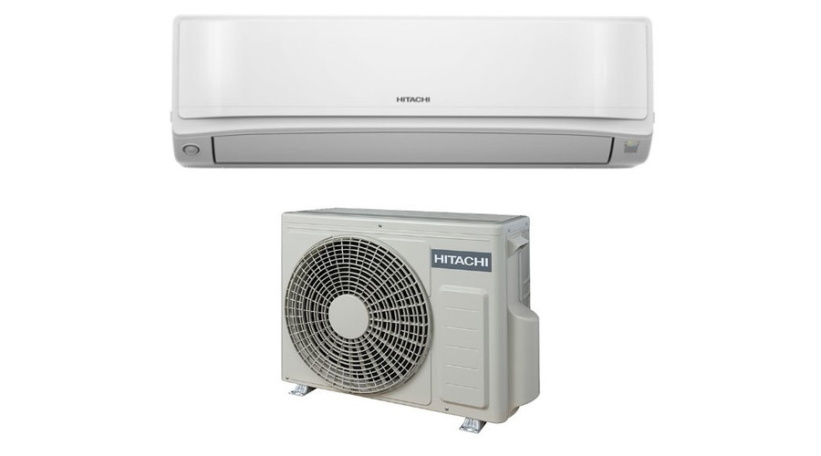 Image of Hitachi Airhome 600 RAK-VJ18RHAE/RAC-VJ18WHAE oldalfali split klíma csomag 2 kW
