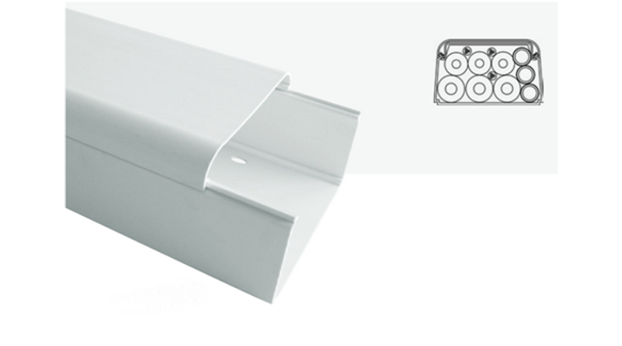 Image of VECAMCO Kábelcsatorna 70x55 (9804-002-08) (24m/doboz)