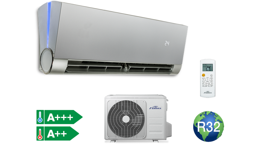 Image of Fisher Art FSAUIF-Art-93AE3-S Ezüst oldalfali split klíma csomag 2,6 kW