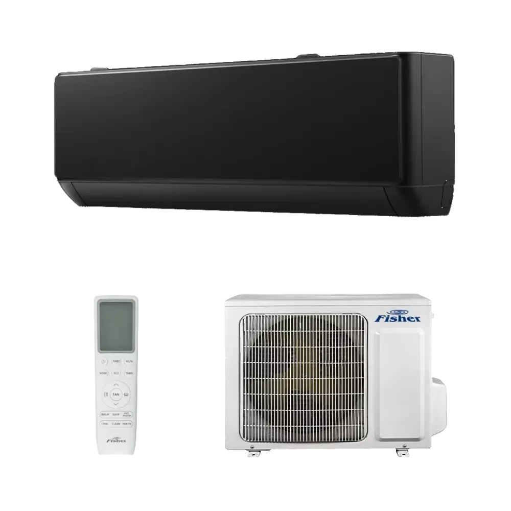 Fisher Black FSAIF-BL-121FE3/FSOAIF-BL-121FE3 oldalfali split klíma csomag 3,51 kW