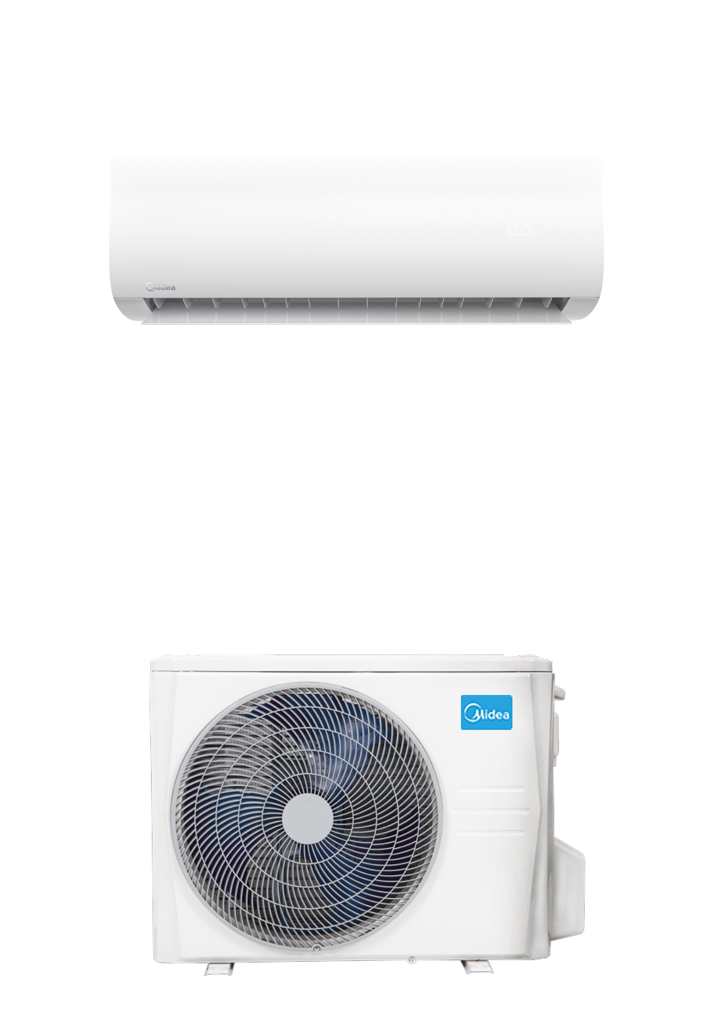Midea MGP2X-09-SP Xtreme Save Pro oldalfali split klíma csomag 2,6 kW