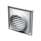 Vents MV 101Vs Műanyag Szellőzőrács Vízszintes Rácsozással, Csőcsatlakozóval