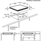 Zanussi ZEI6840FBA beépíthető kerámia főzőlap