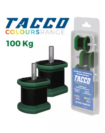 VECAMCO TACCO 9898-037 (100kg) 4db/csomag zöld Klíma kültéri rezgéscsillapító gumibak