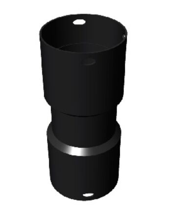 Ricom Gas Toldó elem - kéttokos Ø 90-110mm